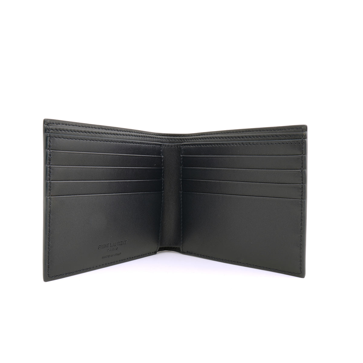 Saint Laurent Bifold Wallet Dark Blue