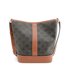 Celine Triomphe Bucket Small Coated Canvas