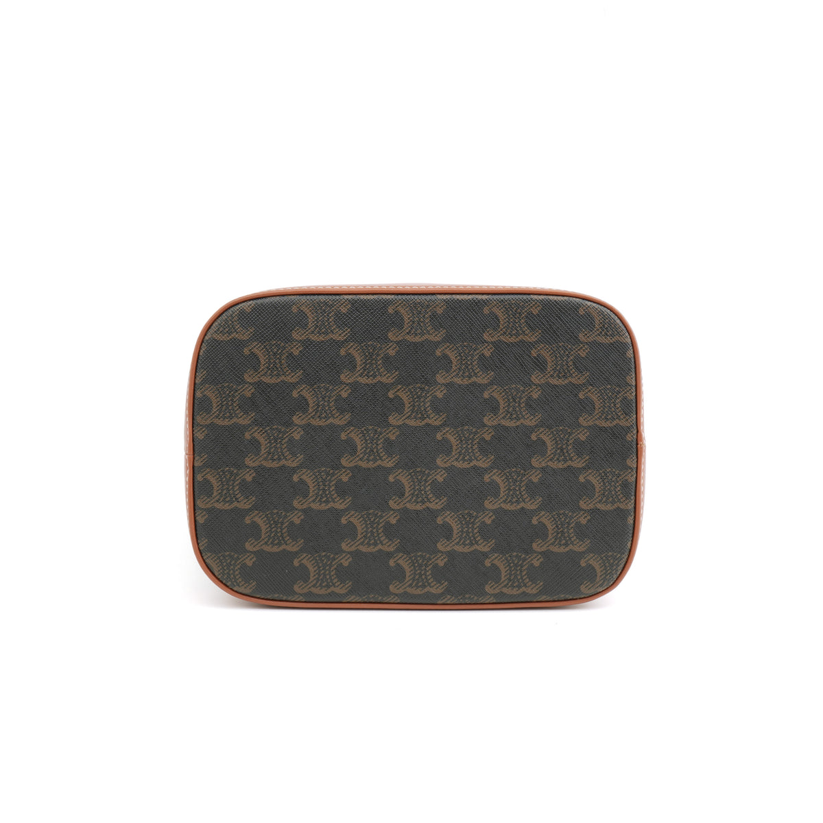 Celine Triomphe Bucket Small Coated Canvas