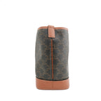 Celine Triomphe Bucket Small Coated Canvas