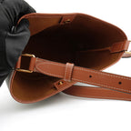 Celine Triomphe Bucket Small Coated Canvas