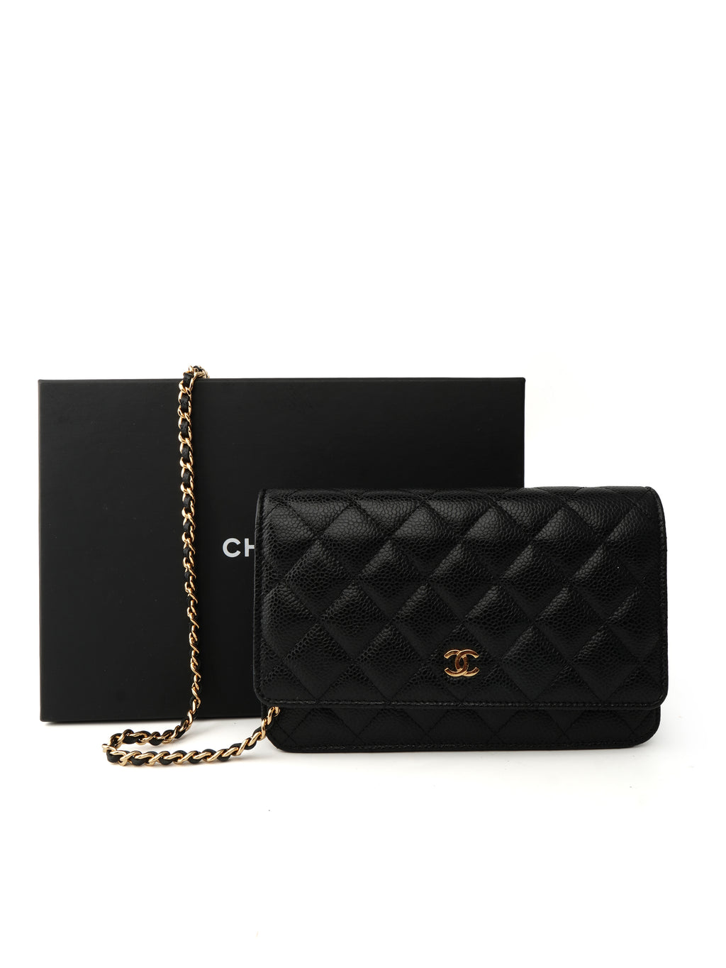 Chanel Wallet on Chain Caviar