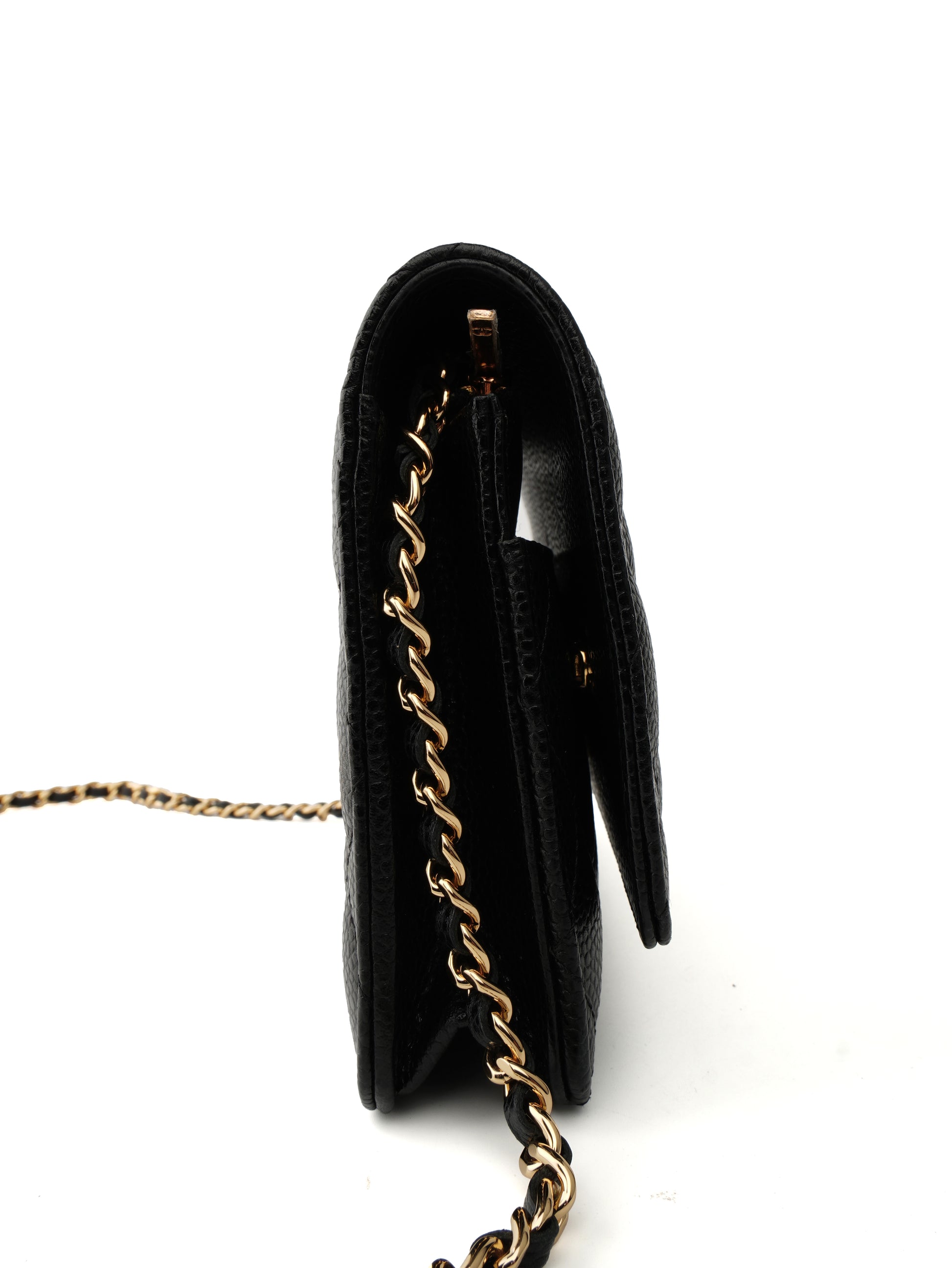 Chanel Wallet on Chain Caviar