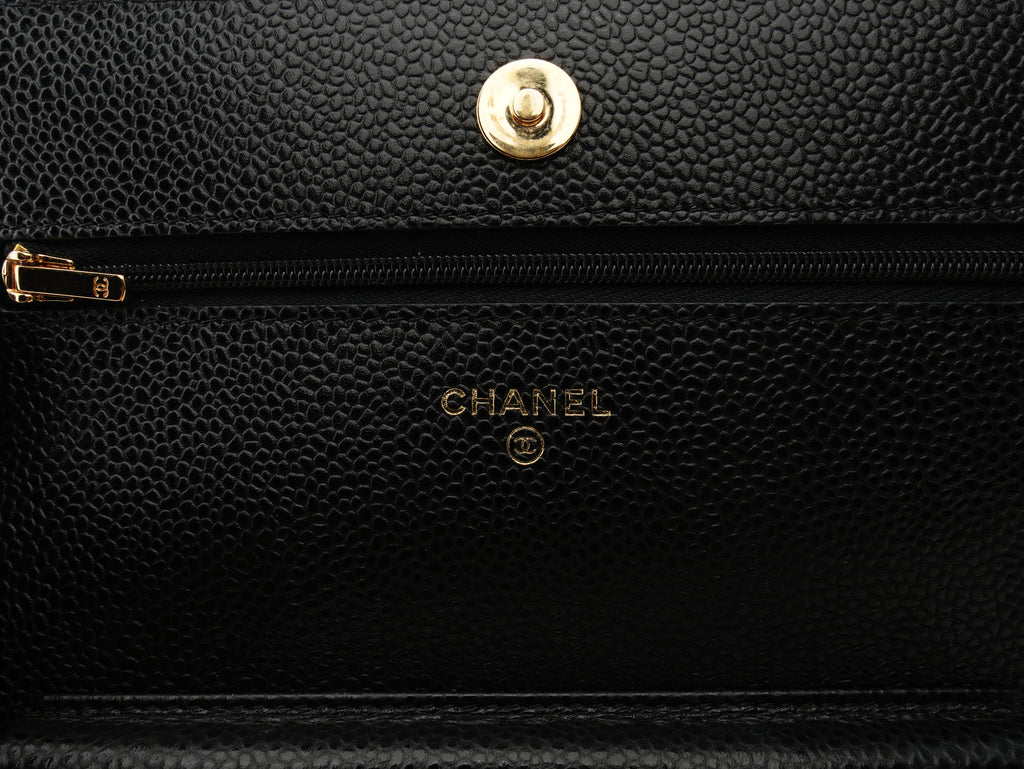 Chanel Wallet on Chain Caviar