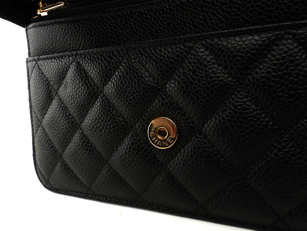 Chanel Wallet on Chain Caviar