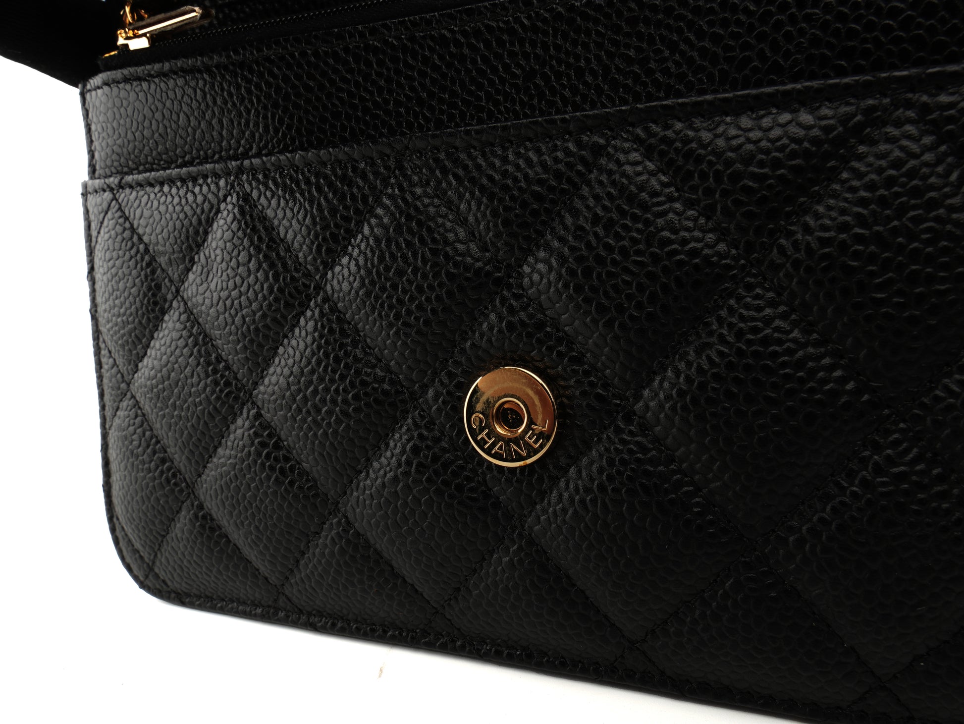 Chanel Wallet on Chain Caviar