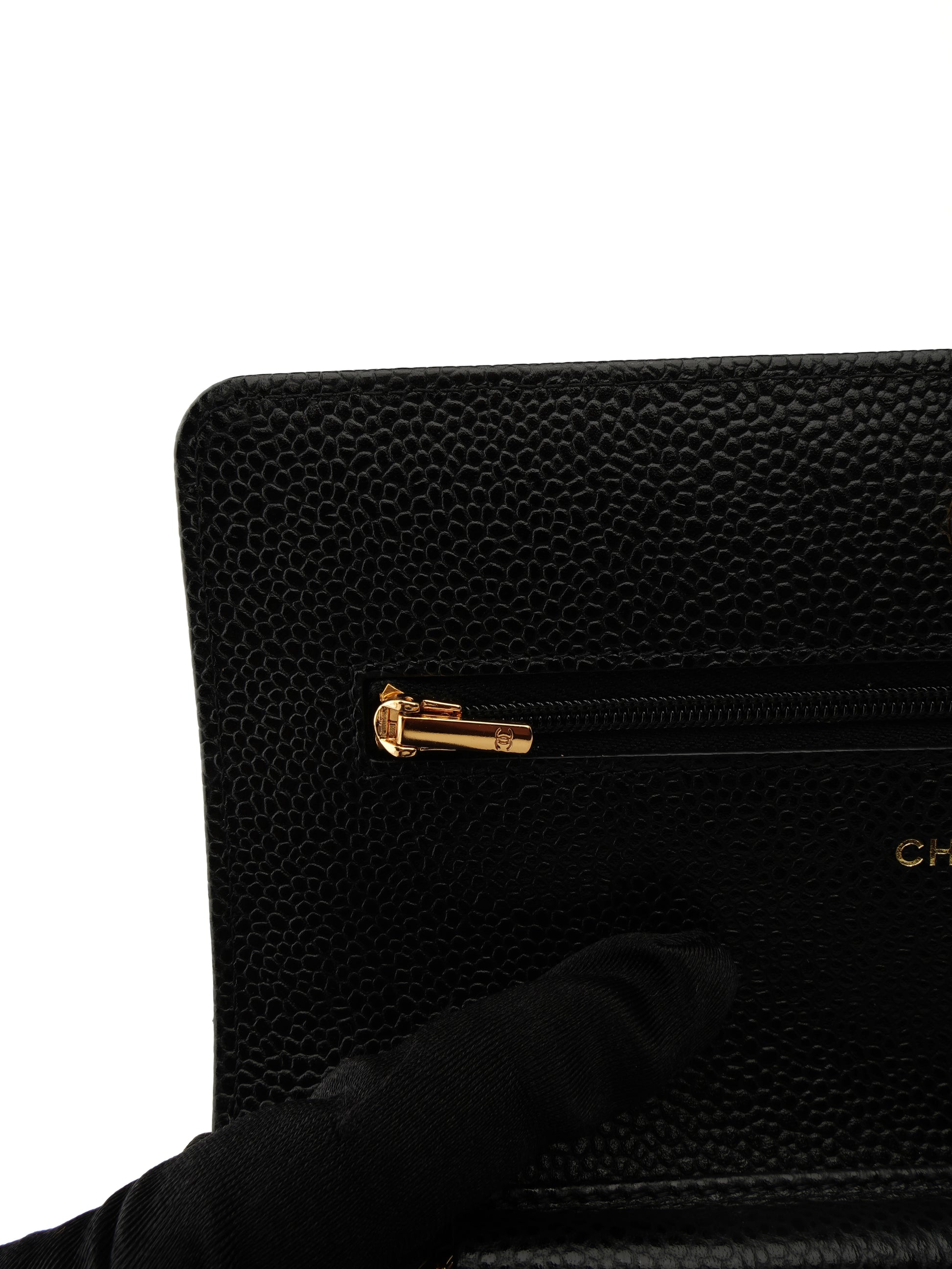 Chanel Wallet on Chain Caviar