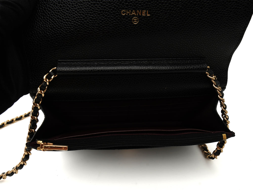 Chanel Wallet on Chain Caviar