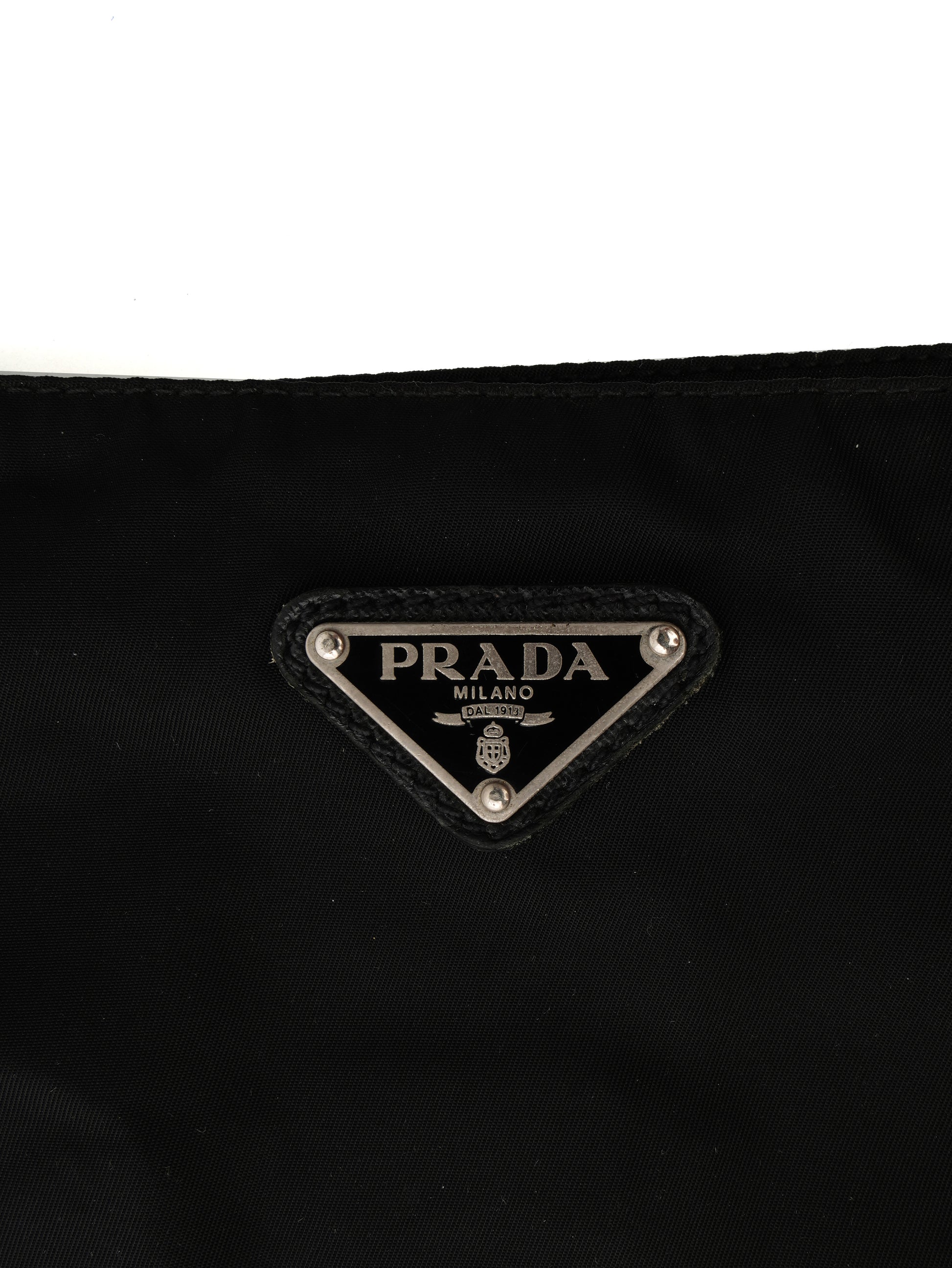 Prada Vela Nylon Flat Messenger
