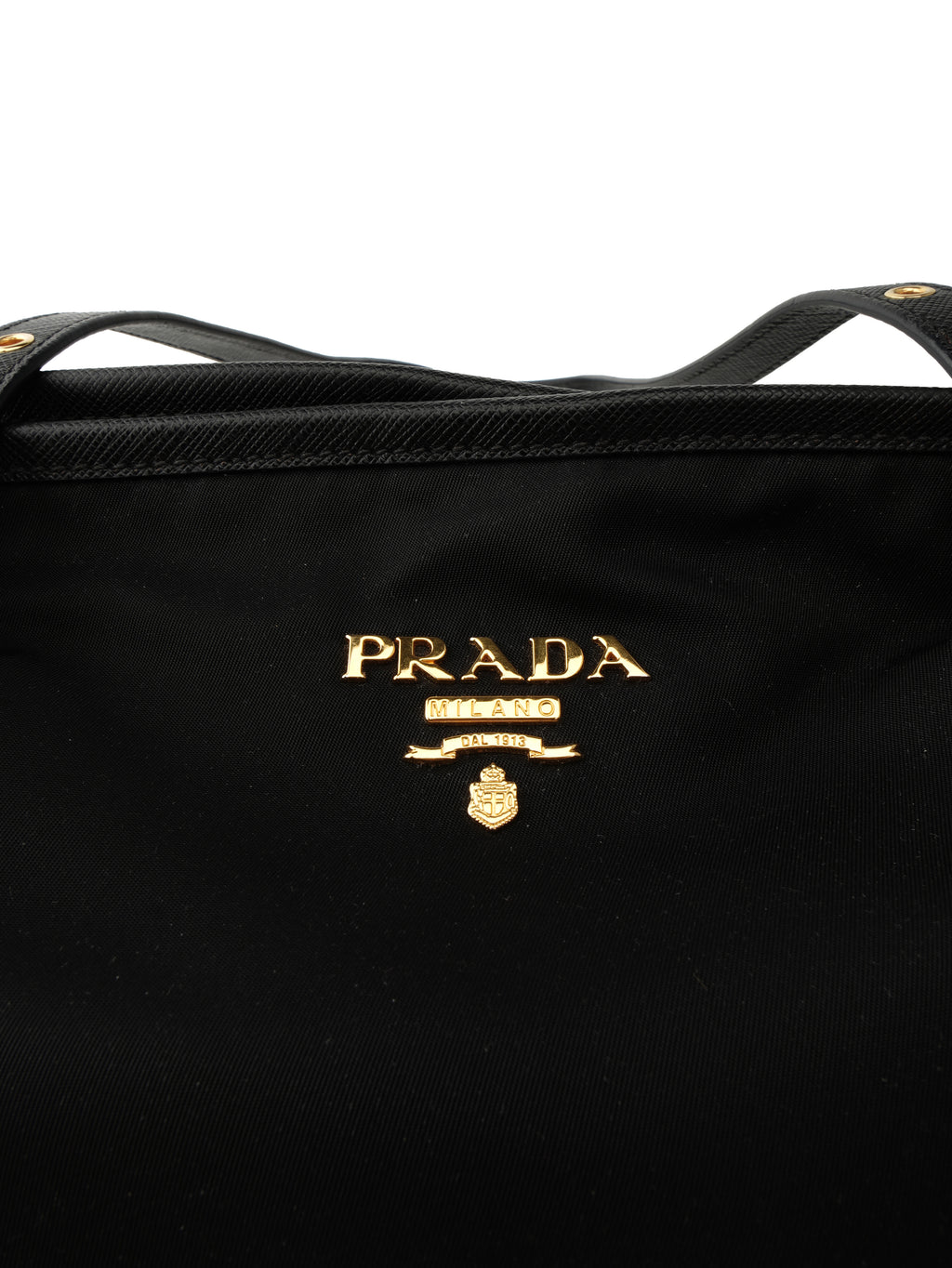 Prada Nylon and Saffiano Trim Tote