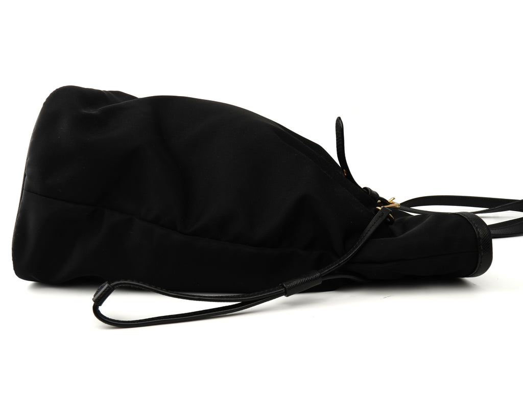 Prada Nylon and Saffiano Trim Tote