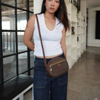 Celine Macadam Crossbody Coated Canvas