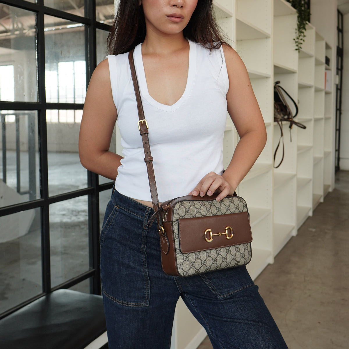 Gucci Small Horsebit 1955 Shoulder Bag