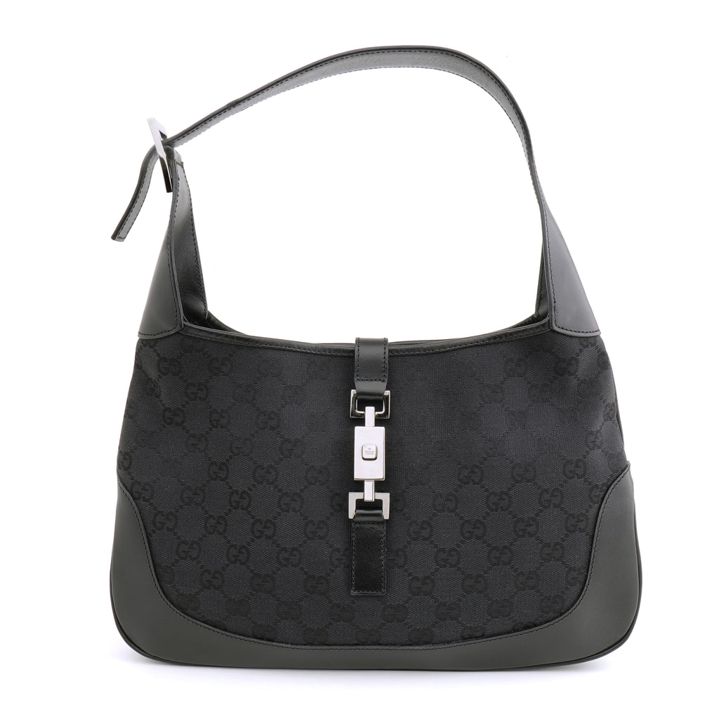 Gucci Jackie Hobo Canvas Black