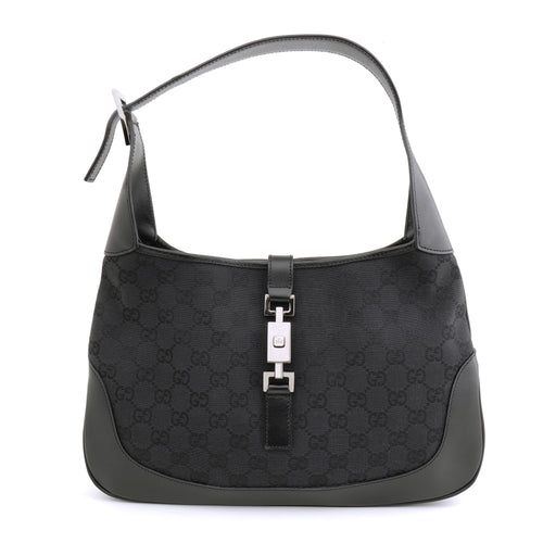 Gucci Jackie Hobo Canvas Black