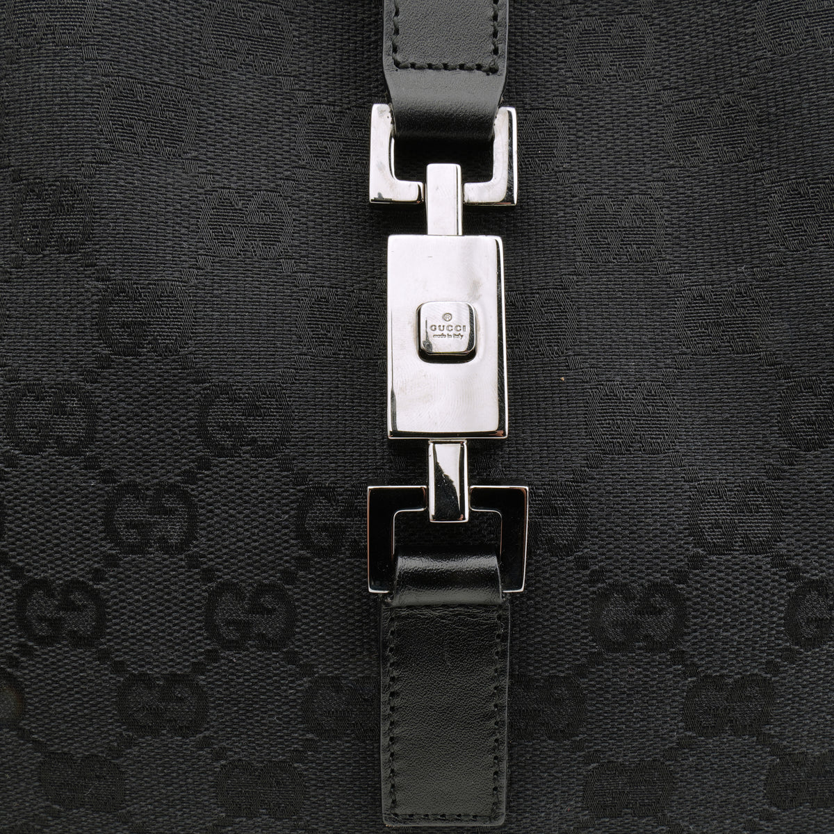 Gucci Jackie Hobo Canvas Black