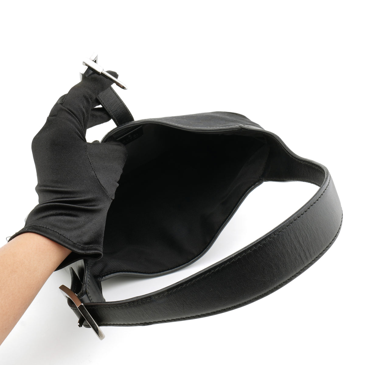 Gucci Jackie Hobo Canvas Black