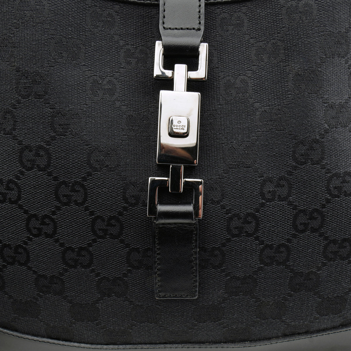 Gucci Jackie Hobo Canvas Black
