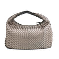 Bottega Veneta Intrecciato Hobo Medium Pewter Metallic