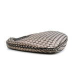 Bottega Veneta Intrecciato Hobo Medium Pewter Metallic