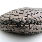 Bottega Veneta Intrecciato Hobo Medium Pewter Metallic