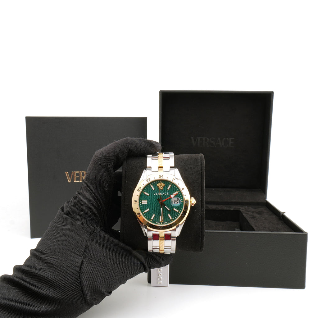 Versace Greca Time GMT 41mm Watch