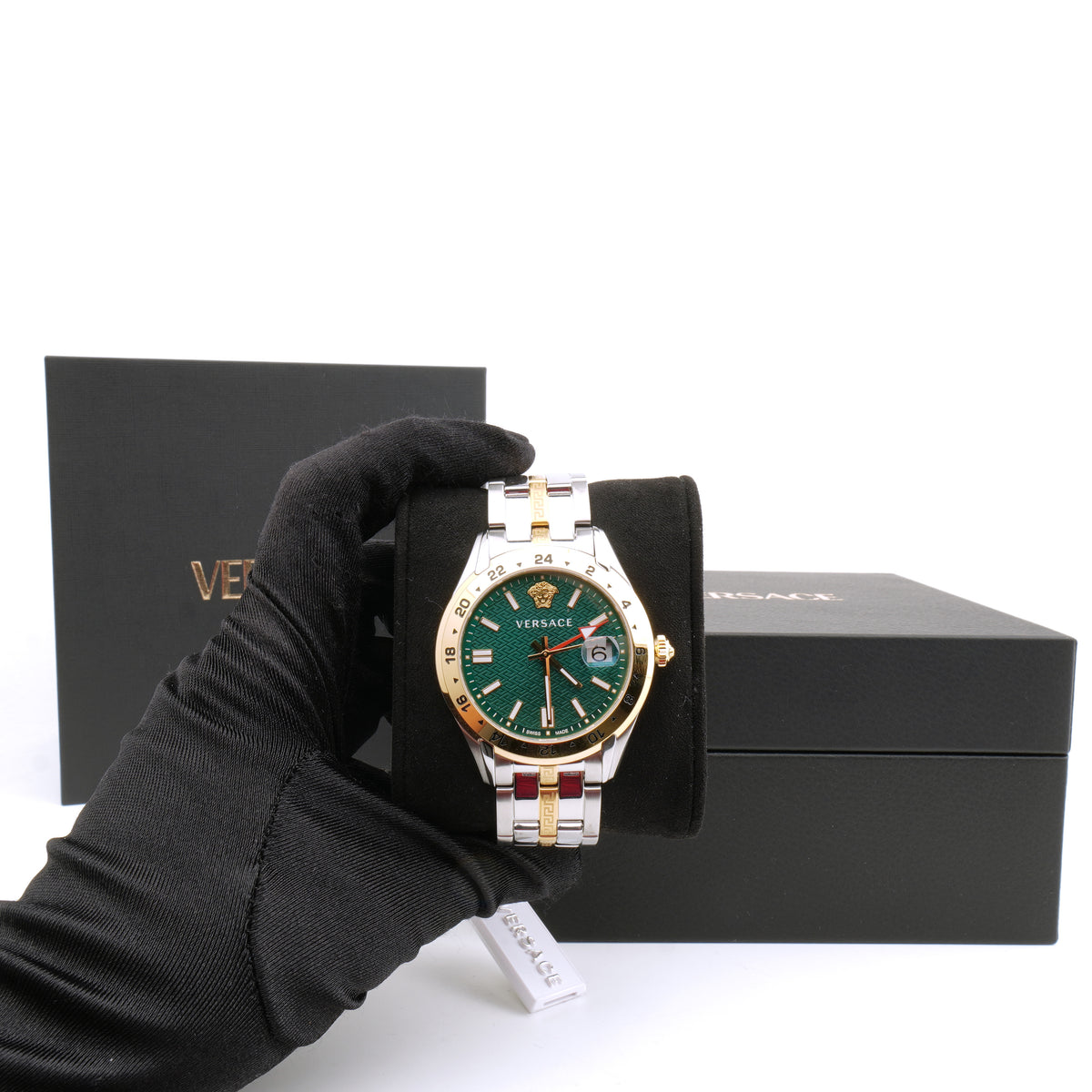 Versace Greca Time GMT 41mm Watch