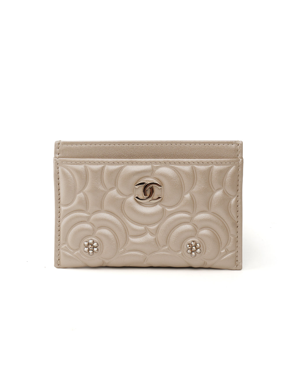 Chanel Camellia Card Holder