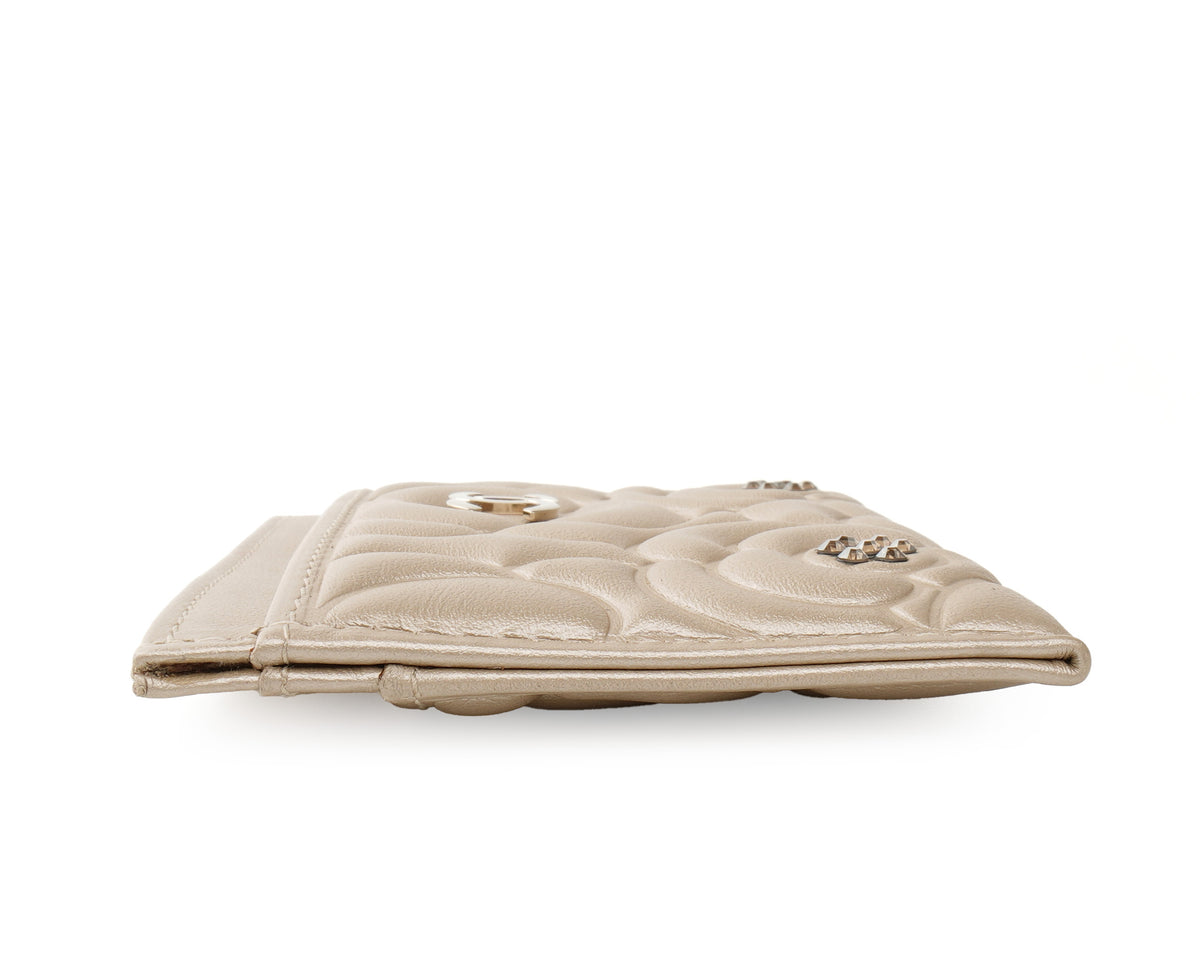 Chanel Camellia Card Holder