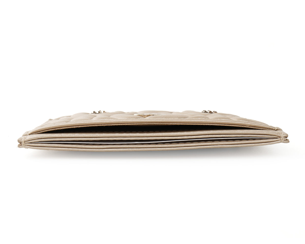 Chanel Camellia Card Holder