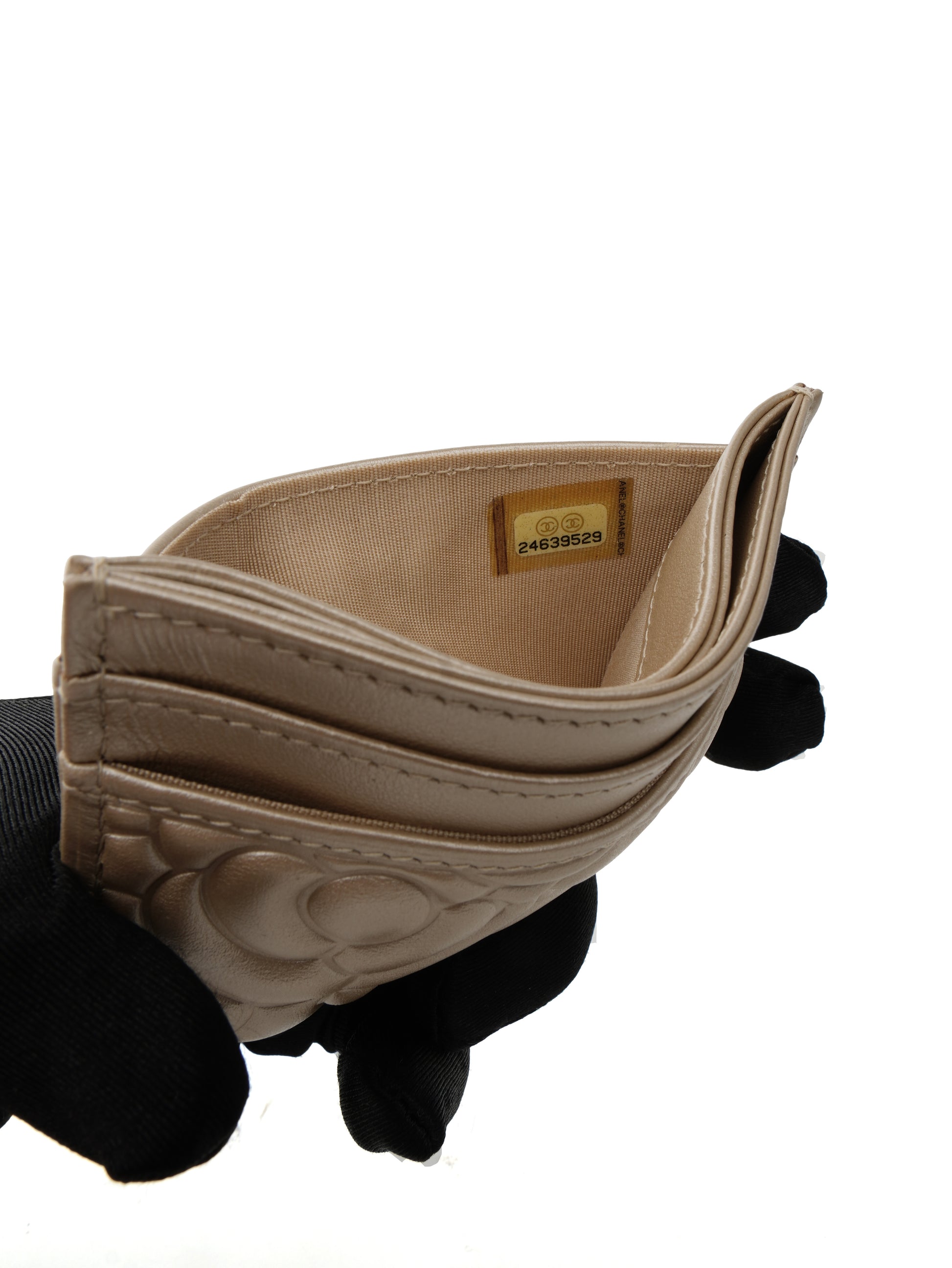 Chanel Camellia Card Holder