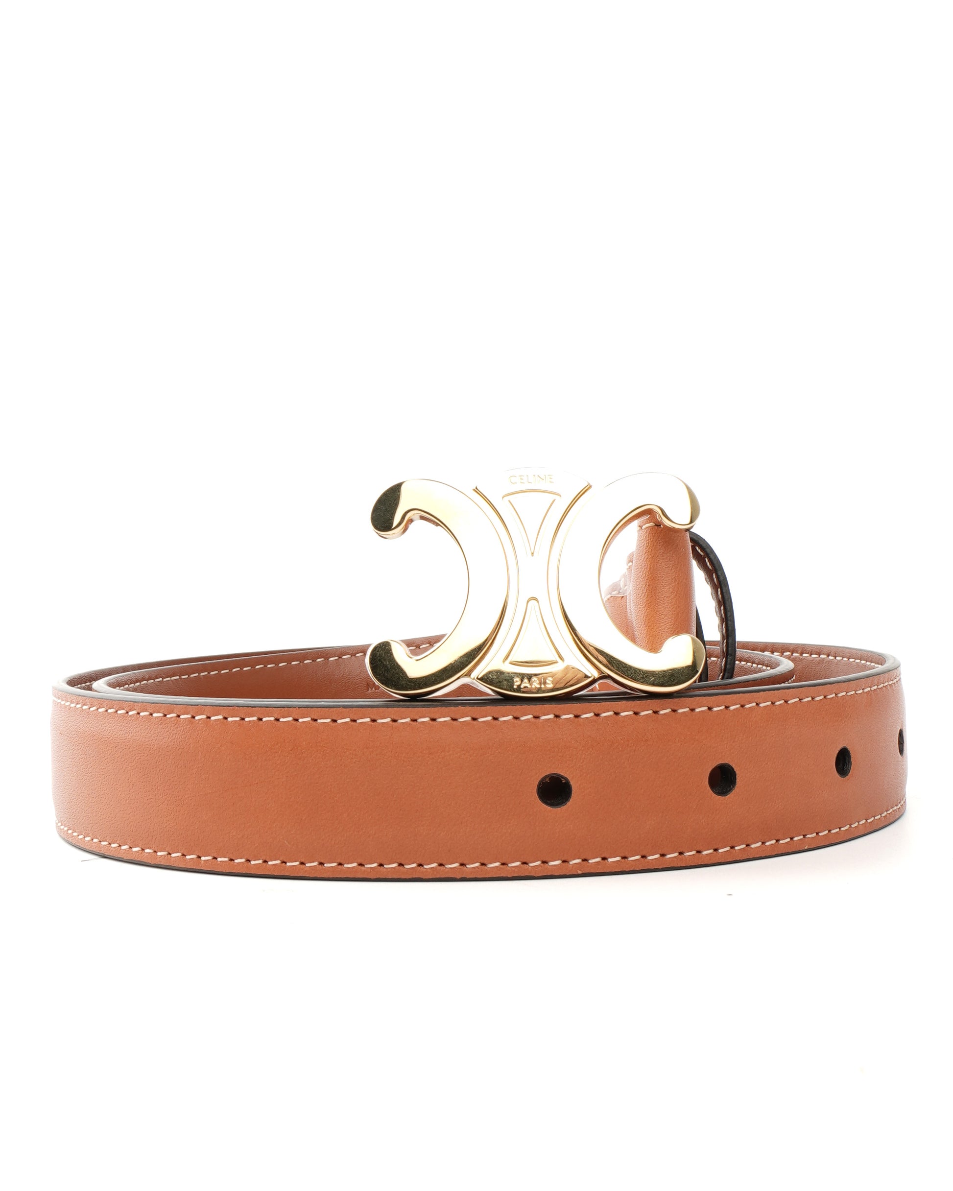 Celine Triomphe Belt Medium 80