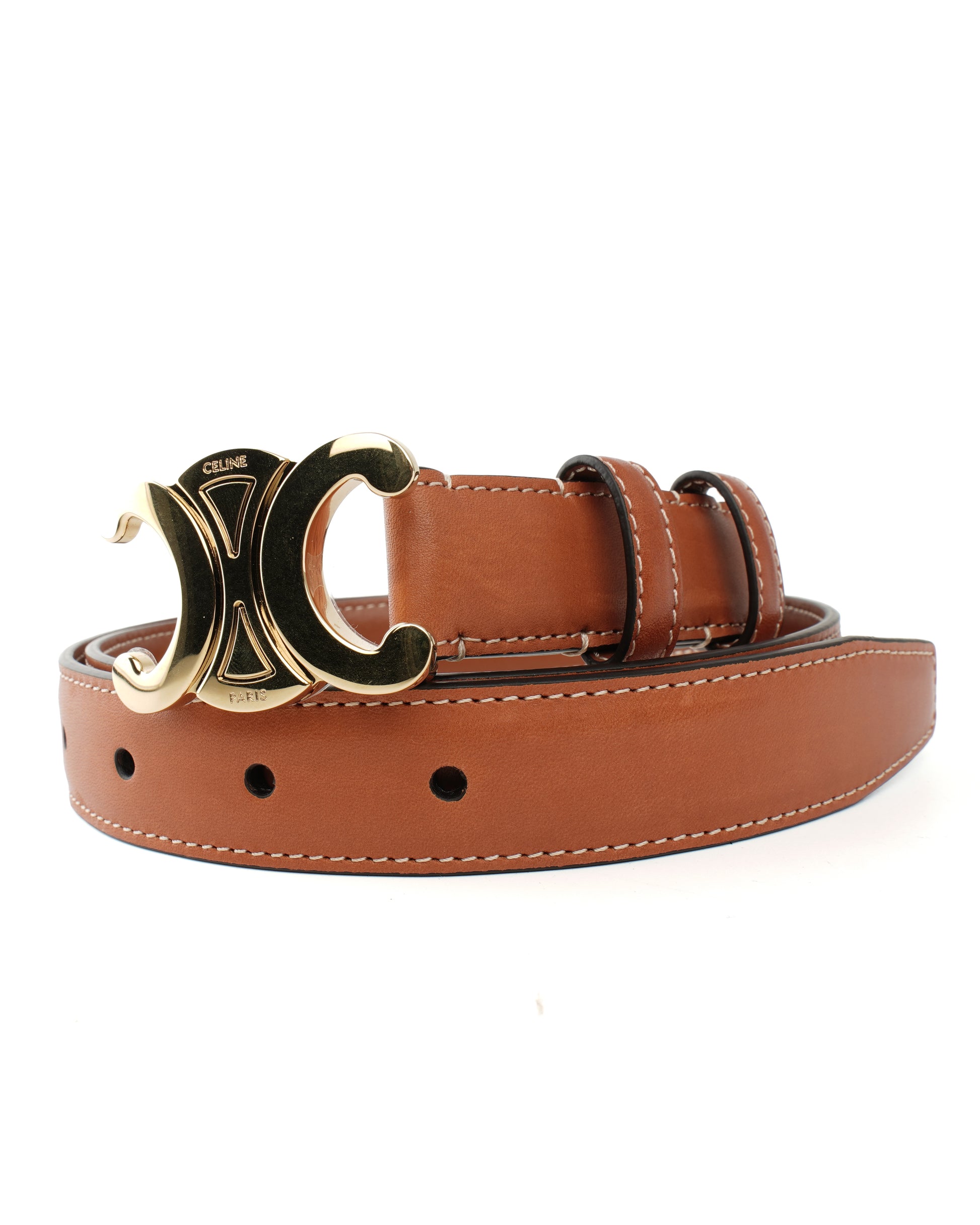 Celine Triomphe Belt Medium 80