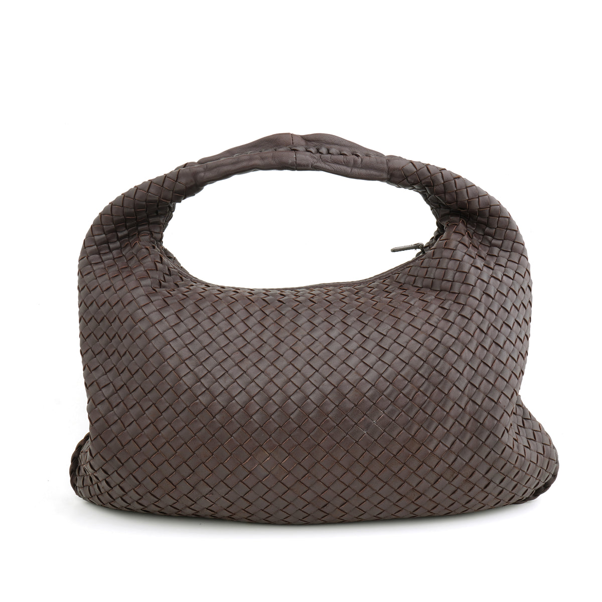 Bottega Veneta Intrecciato Hobo Large Dark Brown