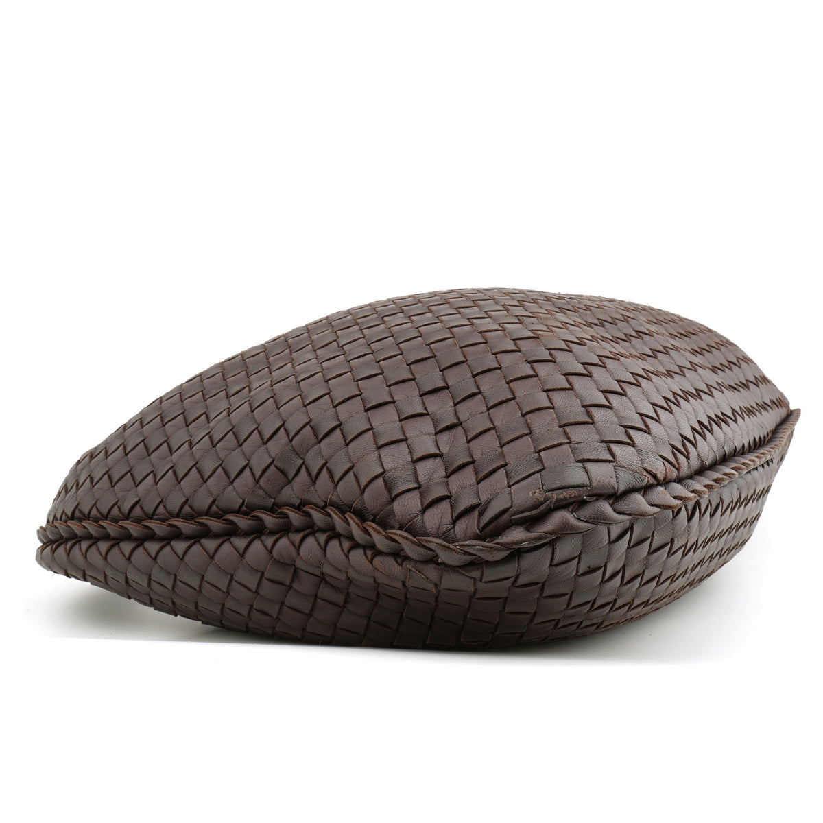 Bottega Veneta Intrecciato Hobo Large Dark Brown
