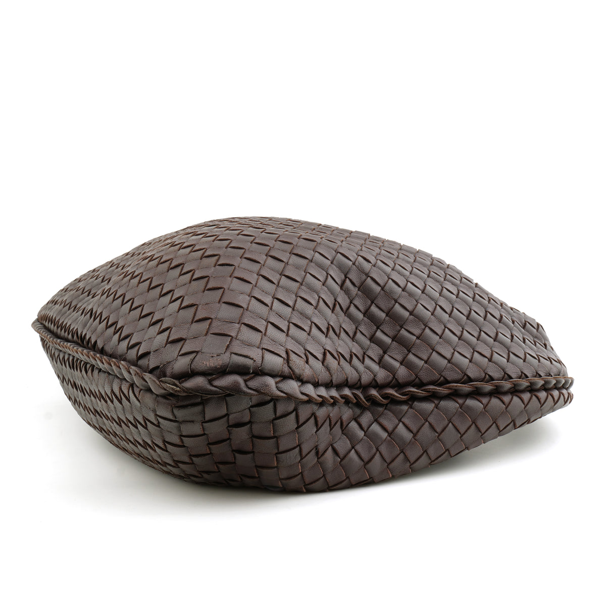 Bottega Veneta Intrecciato Hobo Large Dark Brown