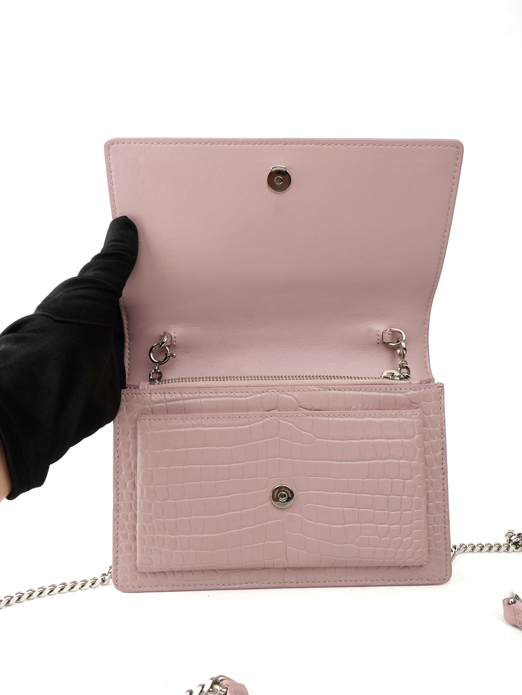 Saint Laurent Sunset Mini Croc