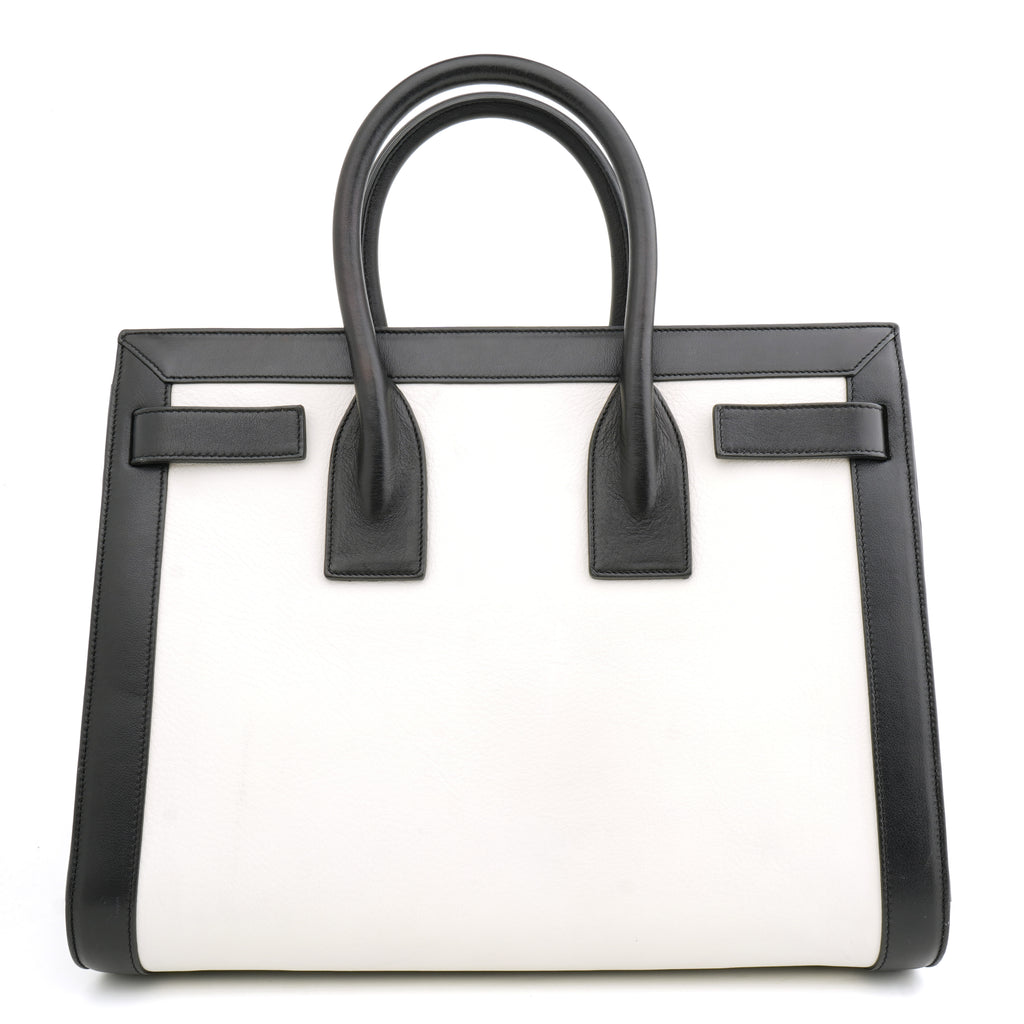 Saint Laurent Sac de Jour Small Bicolor Black White