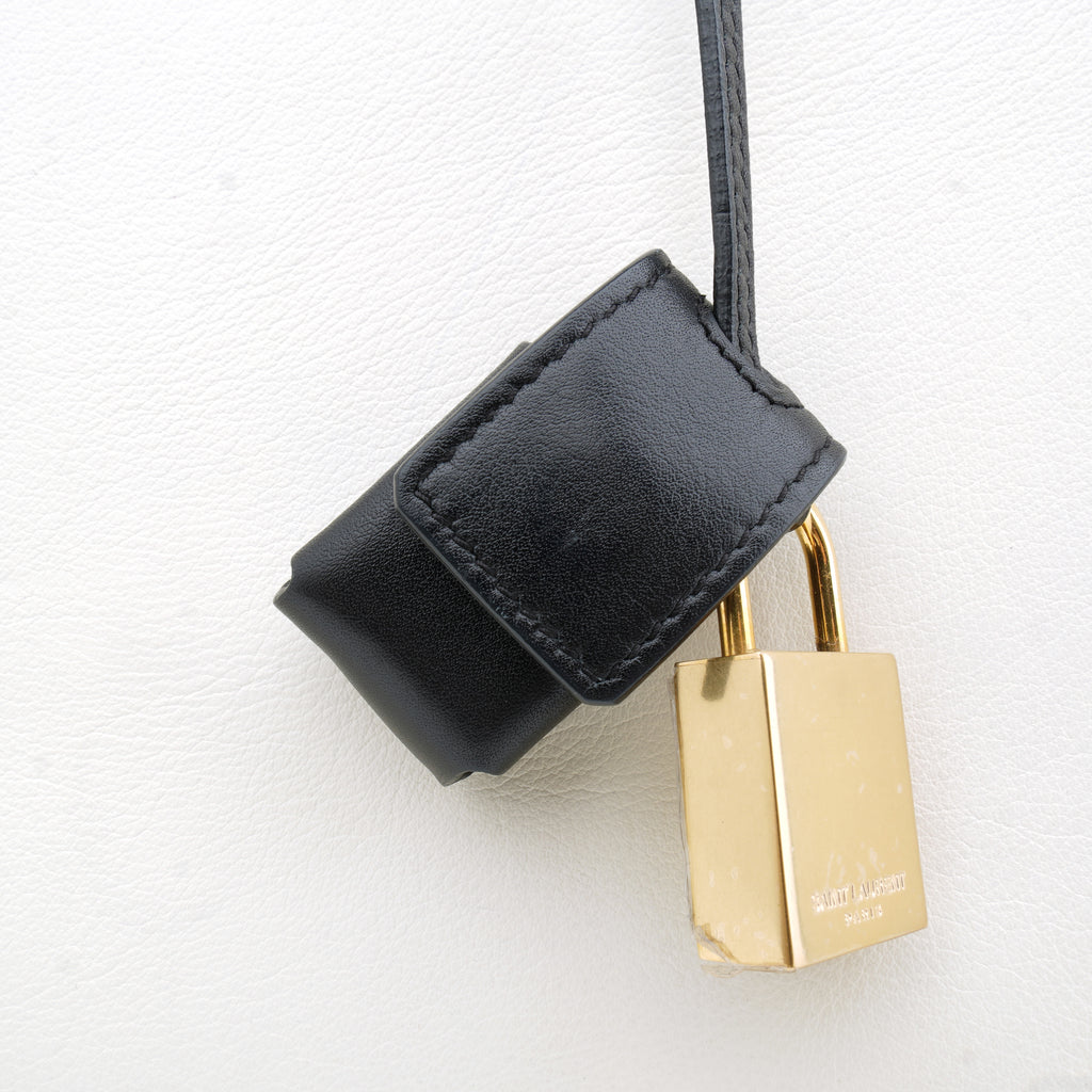 Saint Laurent Sac de Jour Small Bicolor Black White