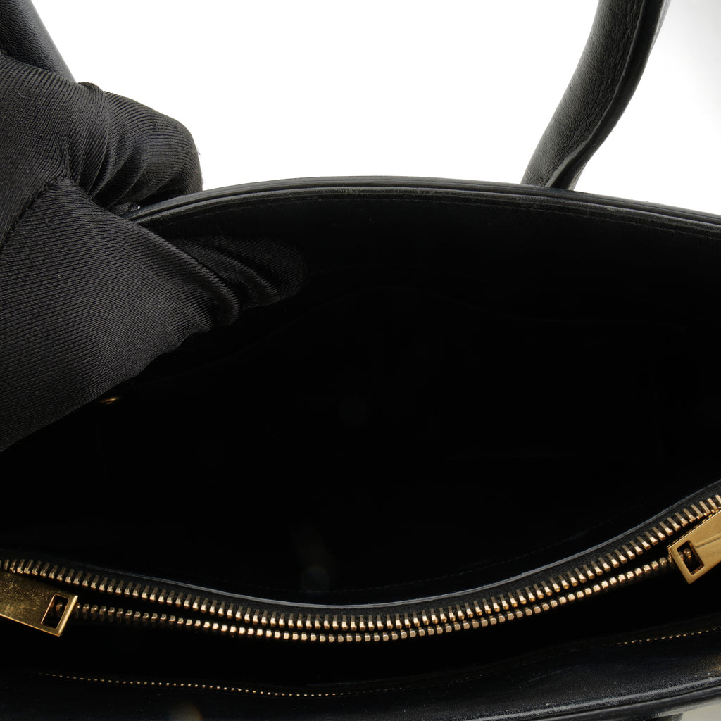 Saint Laurent Sac de Jour Small Bicolor Black White