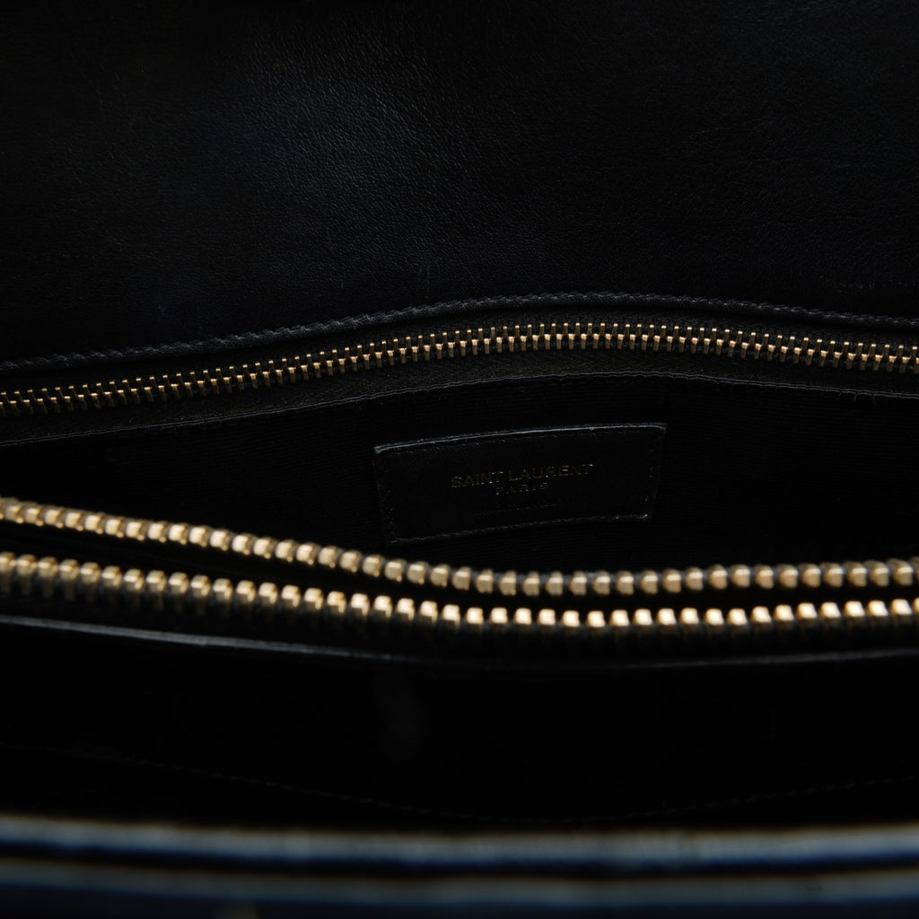 Saint Laurent Sac de Jour Small Bicolor Black White