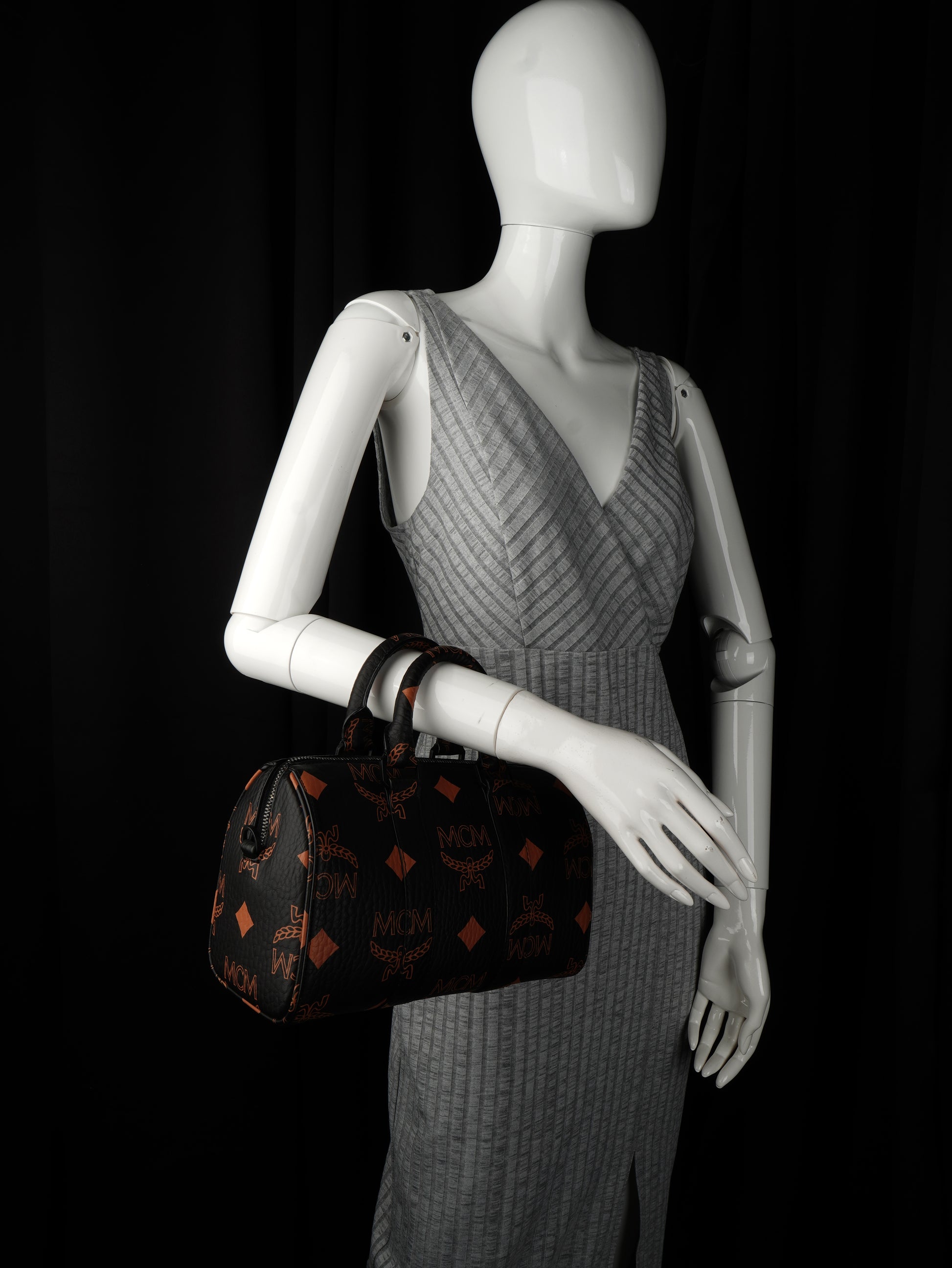 MCM Arena Boston Bag