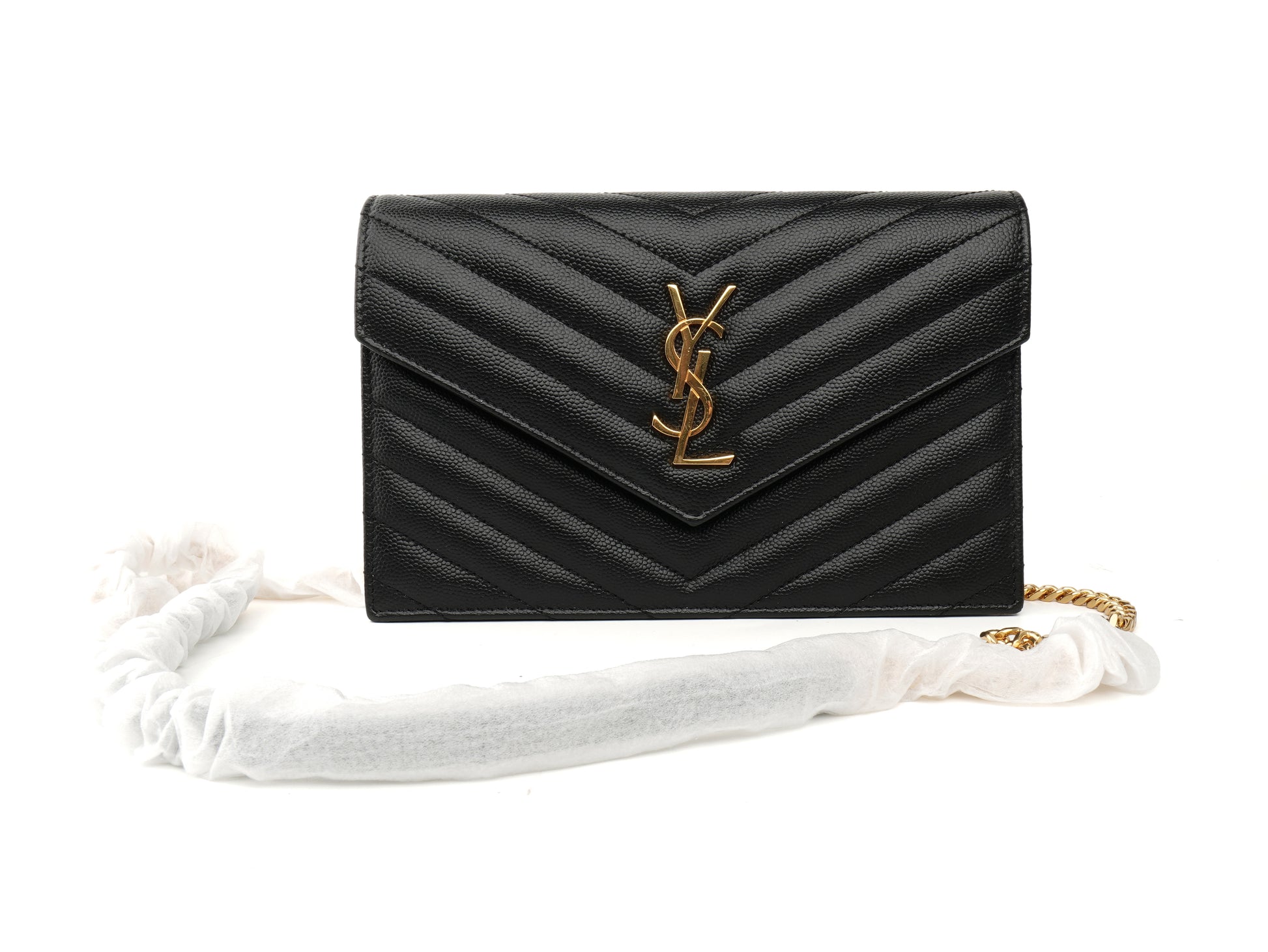 Saint Laurent Envelope Wallet on Chain