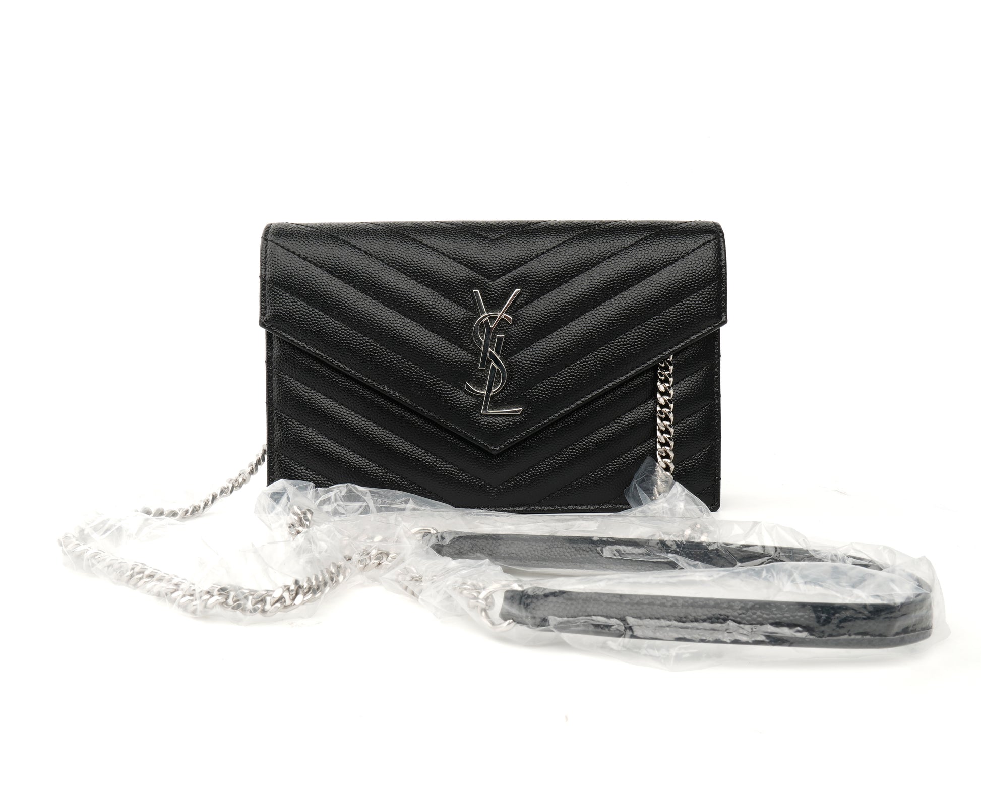 Saint Laurent Envelope Wallet on Chain