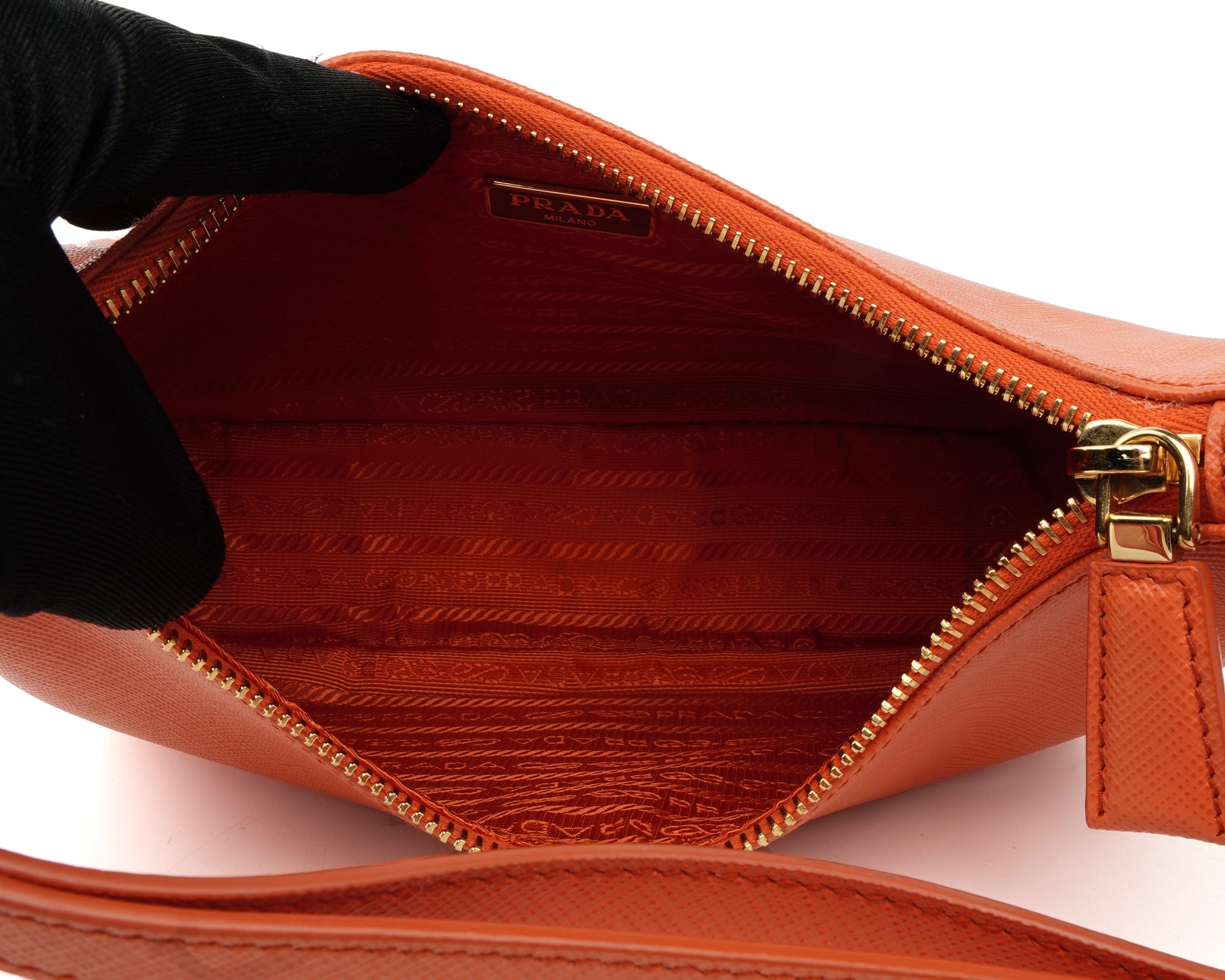 Prada Hobo Saffiano Leather