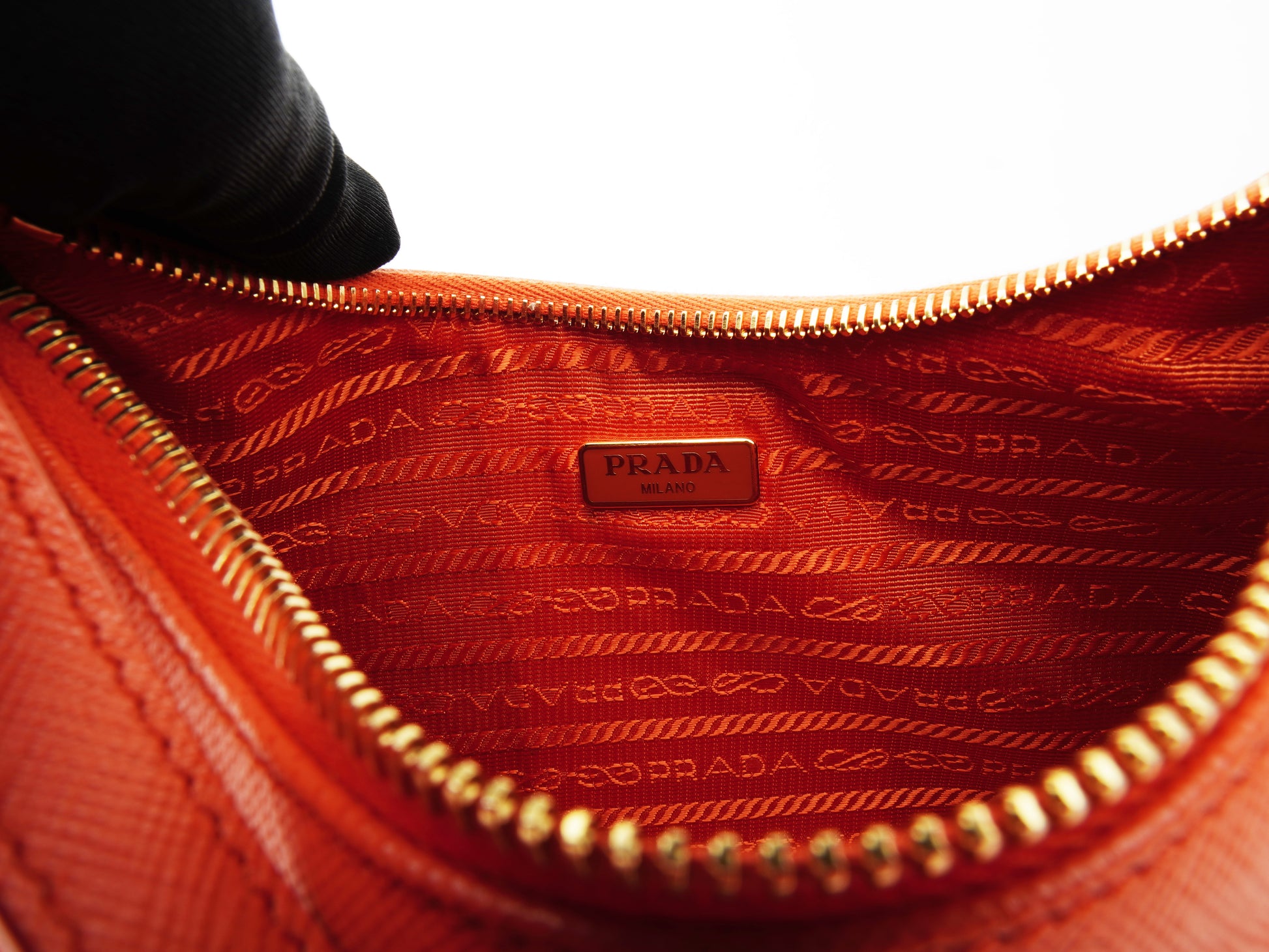 Prada Hobo Saffiano Leather