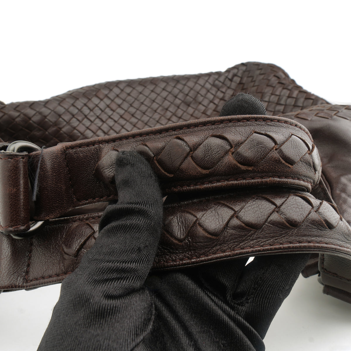 Bottega Veneta Campana Hobo Dark Brown