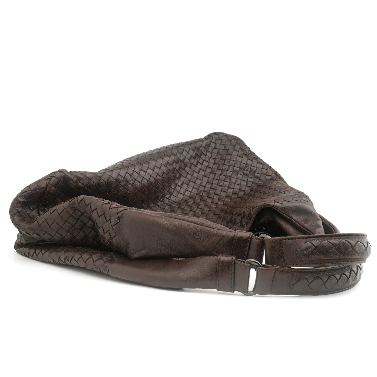 Bottega Veneta Campana Hobo Dark Brown