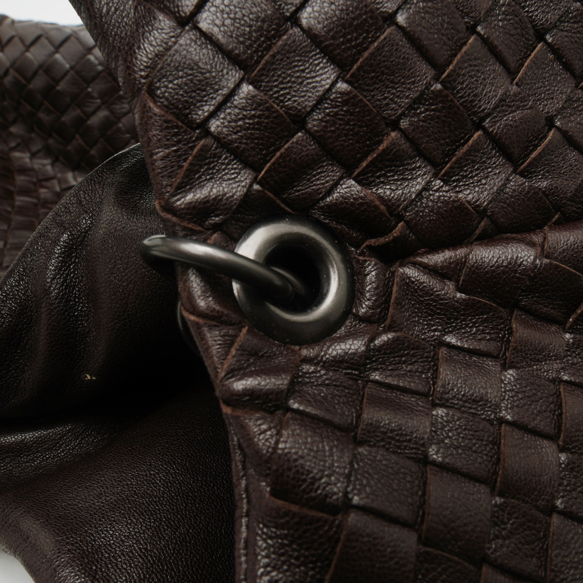 Bottega Veneta Campana Hobo Dark Brown