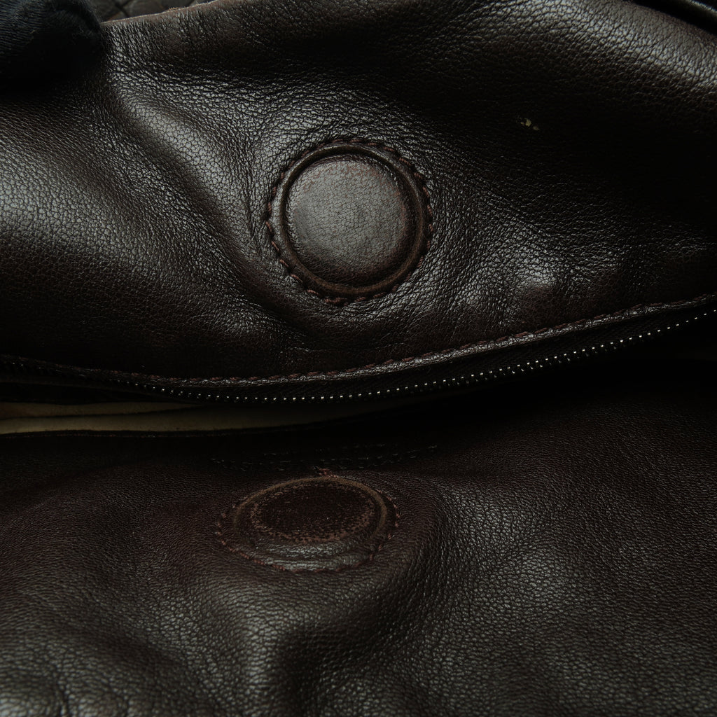 Bottega Veneta Campana Hobo Dark Brown